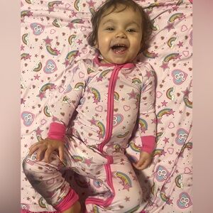 Posh Peanut Barbie convertible bamboo footie 18-24 months